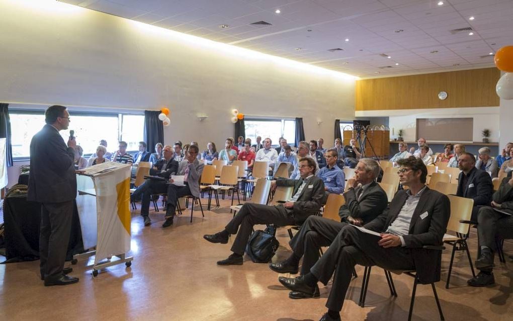 De algemene ledenvergadering van de HGJB trok donderdag zo'n veertig bezoekers. Naar het aansluitende symposium kwamen ruim honderd mensen. beeld Sjaak Verboom