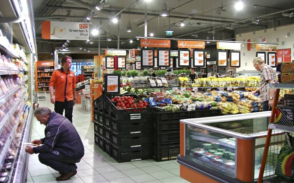 VLISSINGEN. De zuidwestelijke supermarktketen Agrimarkt gaat in zijn toekomstige vestiging in Terneuzen ook Belgische producten verkopen. Foto: beeld van de winkel in Vlissingen.  beeld Van Scheyen Fotografie