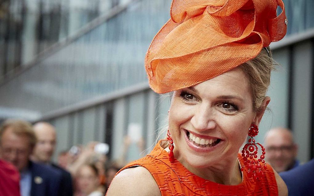 Koningin Máxima heeft vrijdagmiddag het nieuwe Juliana Kinderziekenhuis (JKZ) in Den Haag geopend. beeld ANP