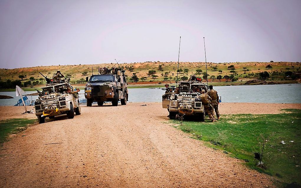 Nederlandse commando's op patrouille in Mali. Beeld ANP