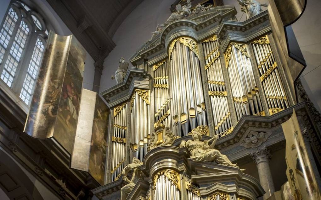 AMSTERDAM. Het orgel van de Westerkerk in Amsterdam.  beeld Niek Stam