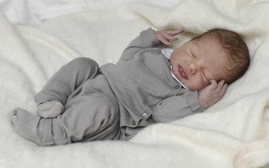 Prins Nicolas Paul Gustaf, hertog van Angermanland, is de eerste kleinzoon van de Zweedse koning en koningin. beeld AFP