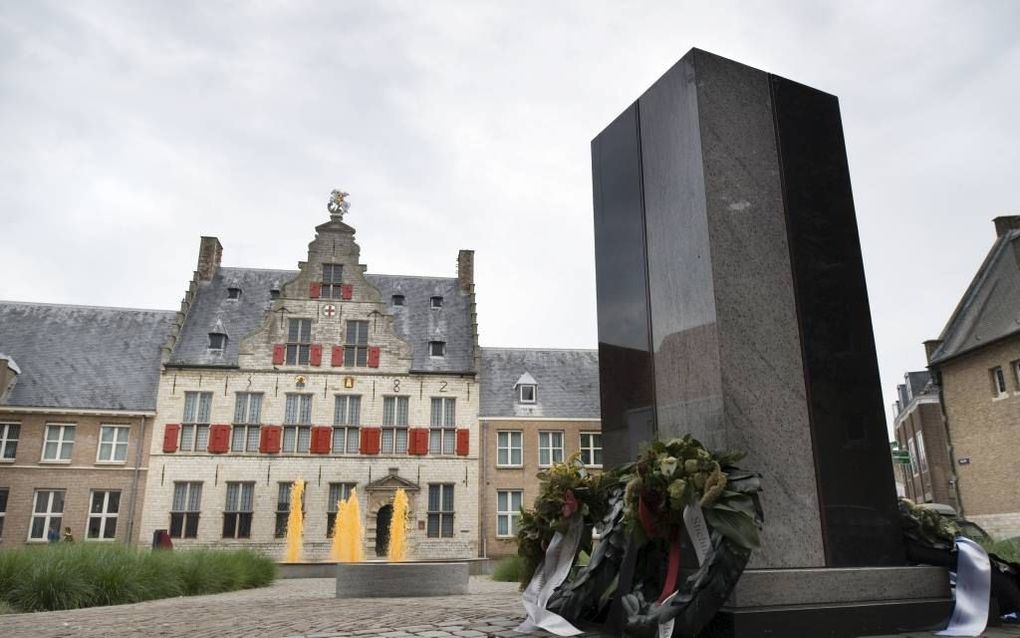 Het slavernijmonument in Middelburg.  Foto Flickr