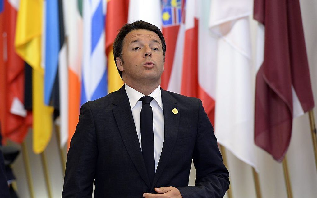 Renzi. beeld AFP