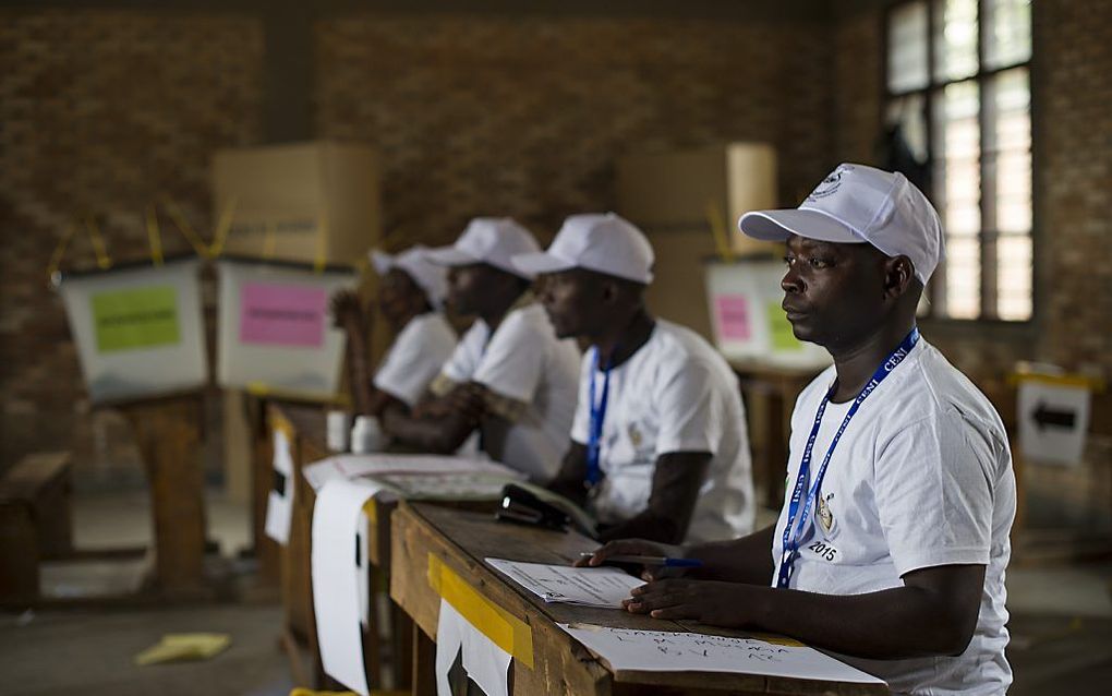 Ondanks veel nationale en internationale krtiek gaan de verkiezingen in Burundi toch door. Volgens de Afrikaanse Unie is niet voldaan aan de voorwaarden voor een vrije, eerlijke en transparante stembusgang. beeld AFP