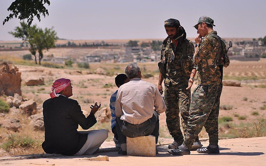 Tal Abyad, donderdag 25 juni. beeld AFP