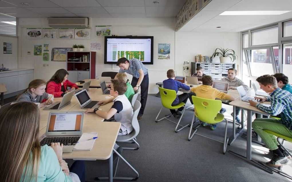 De Koningin Julianaschool in ’s-Gravenpolder. beeld RD, Henk Visscher