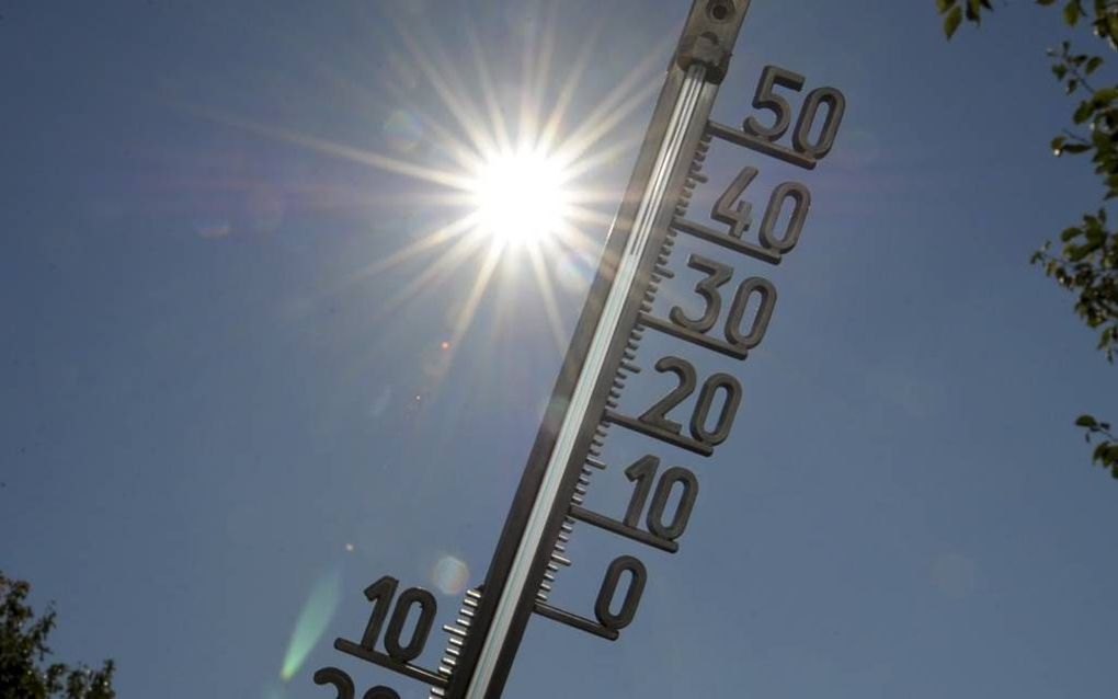 De temperatuur stijgt soms naar grote hoogte. beeld ANP