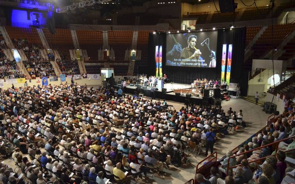 De World Conference Mennonites in Harrisburg. beeld MWC