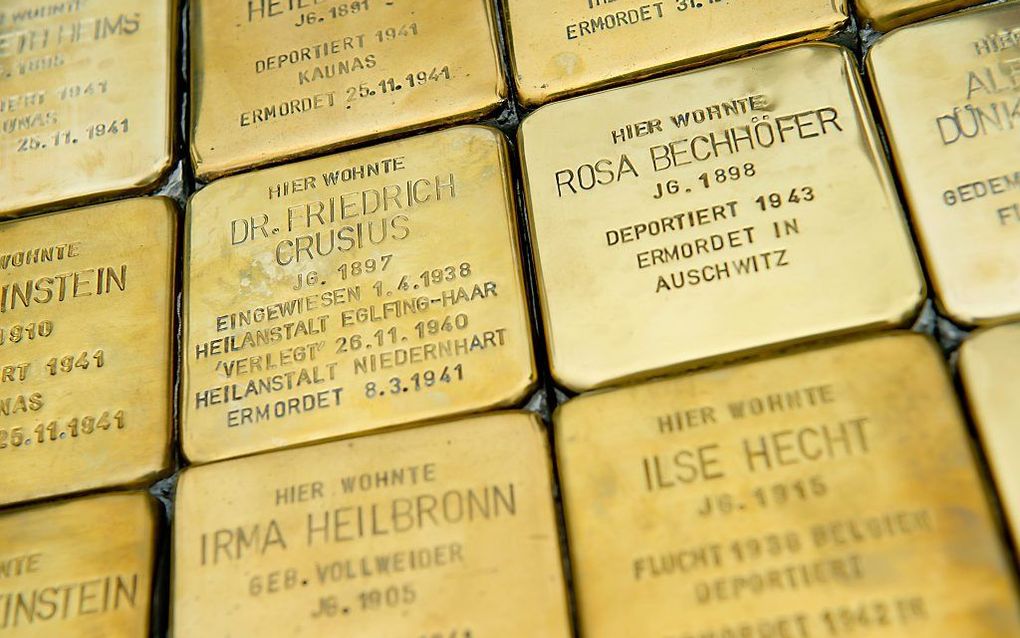 Stolpersteine. Beeld EPA