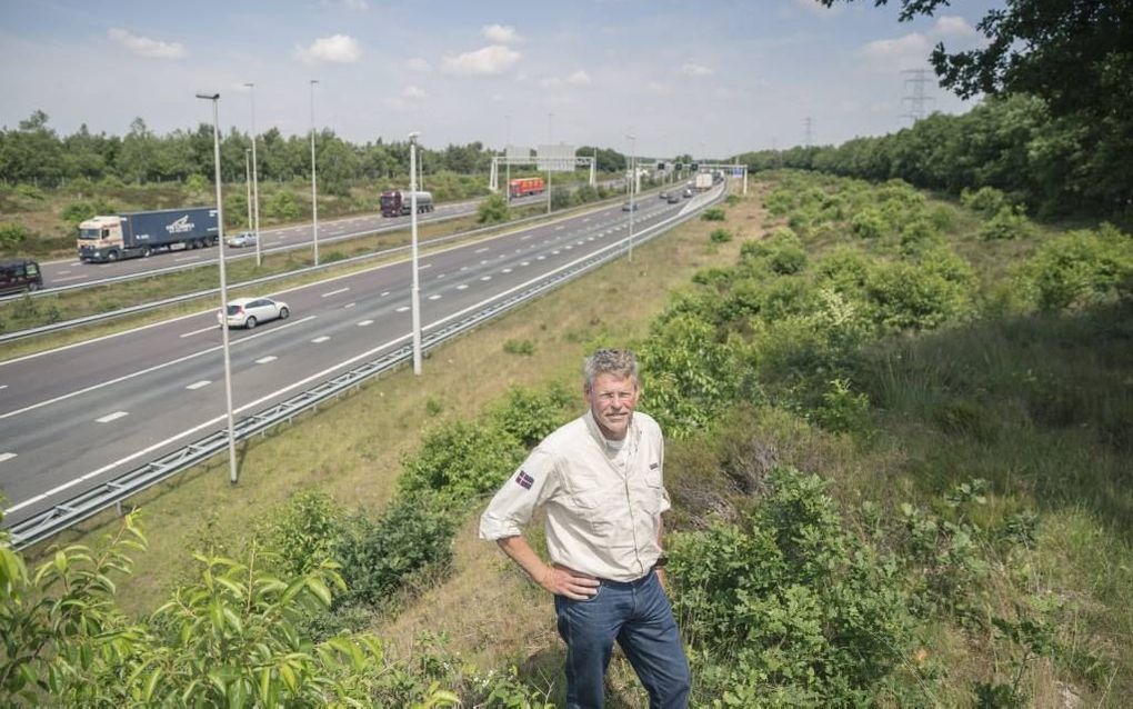 Kees Zwaan was via Staatsbosbeheer betrokken bij de aanleg van de A50 tussen Apeldoorn en Arnhem. beeld Sjaak Verboom