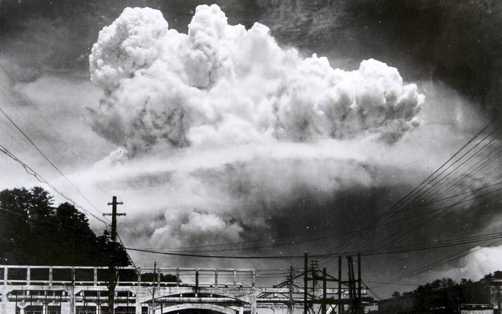 Nagasaki 9 november 1945. beeld Wikimedia