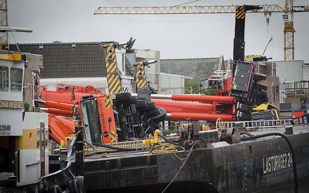 Ravage in Alphen aan den Rijn. beeld ANP