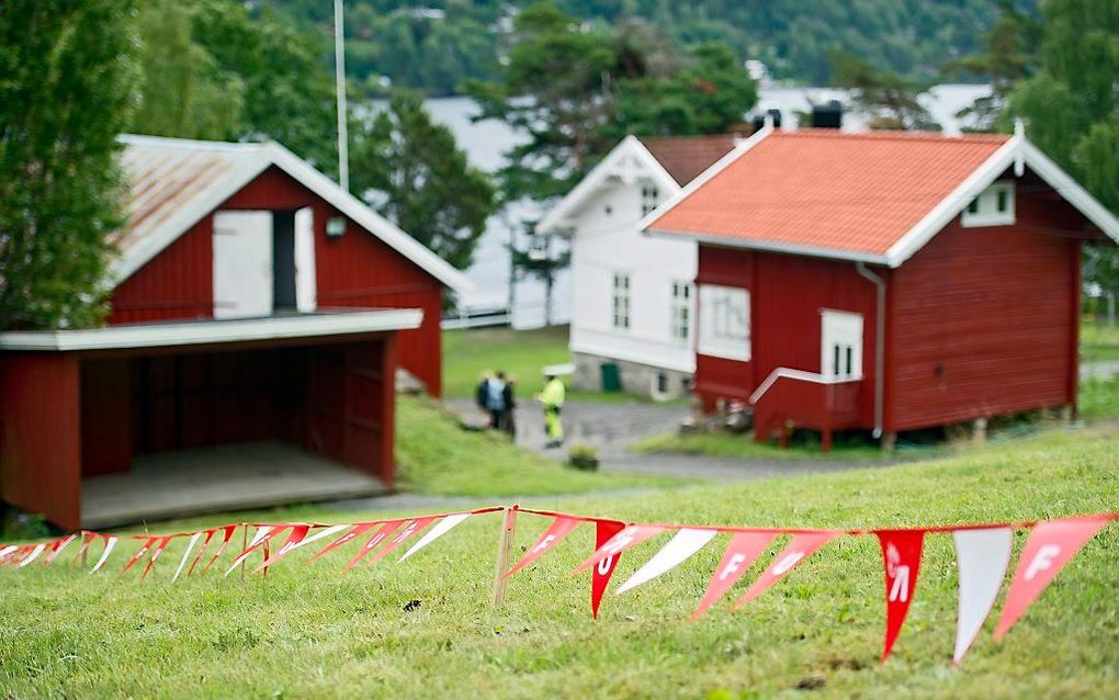 UTOYA. Vier jaar na de aanslag op het Noorse eiland Utoya door Anders Breivik gaan jongeren er weer op zomerkamp. beeld AFP