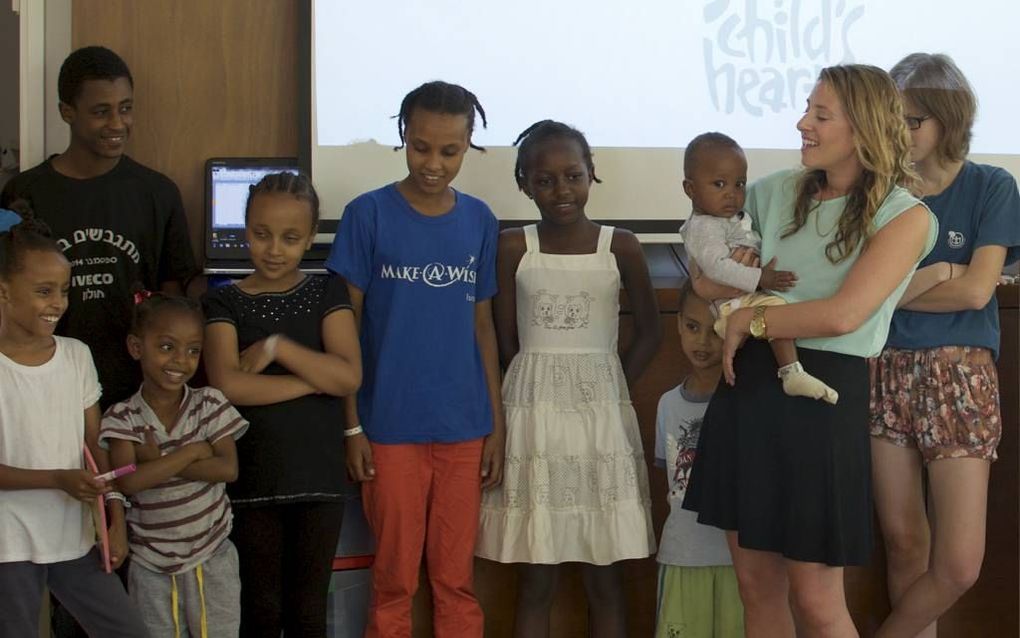 In het kindertehuis Save a Child's Heart (SACH) in Israël vangen ze buitenlandse kinderen op die voor een hartoperatie naar Israël komen. beeld Alfred Muller