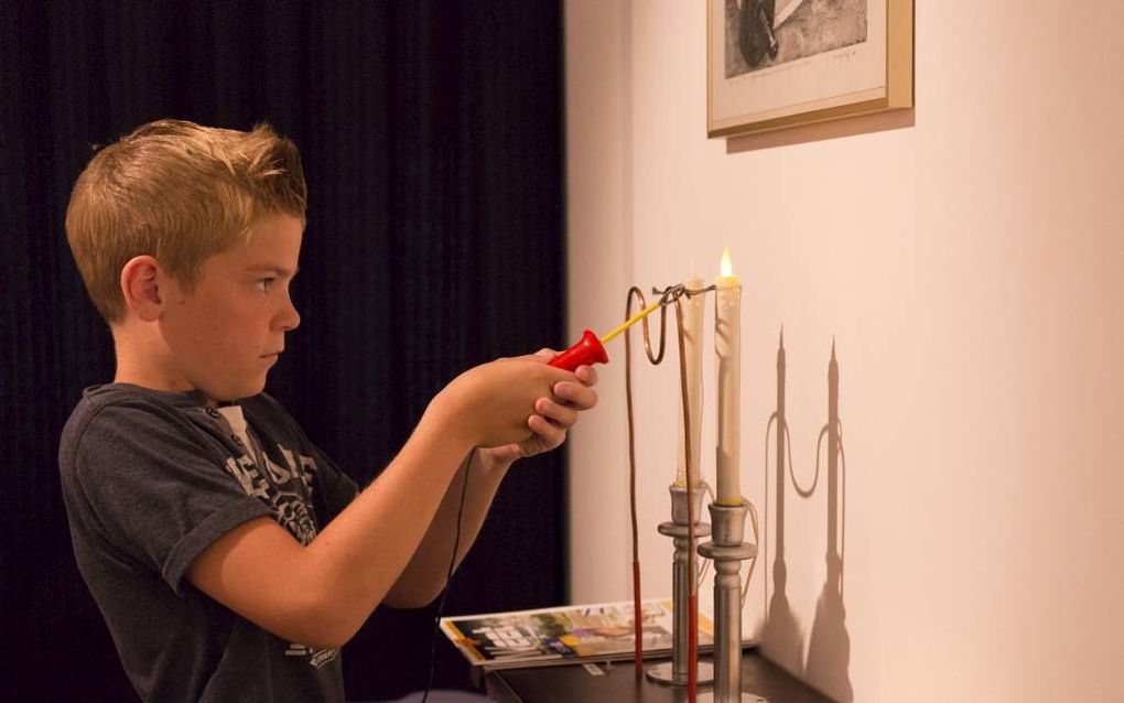 Joden beleefden ook in de oorlog vreugde aan de feesten, zo blijkt uit een expositie in het Israëlcentrum in Nijkerk. beeld André Dorst