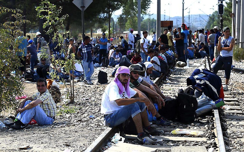 Gevgelija. beeld AFP