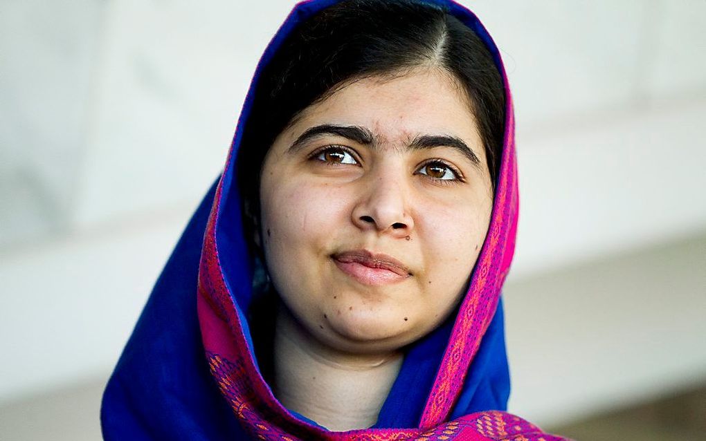 De Pakistaanse Nobelprijswinnares Malala Yousafzai. beeld EPA