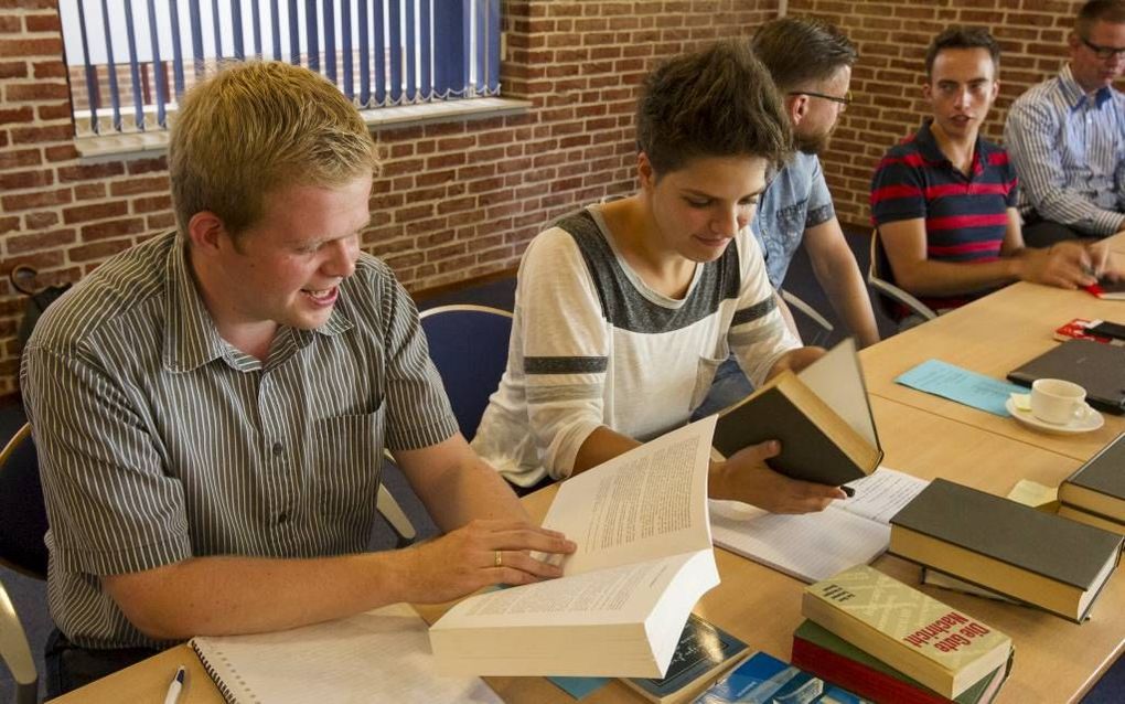 ELSPEET. De Gereformeerde Bond belegt in Elspeet een studieweek voor studenten. beeld RD, Anton Dommerholt