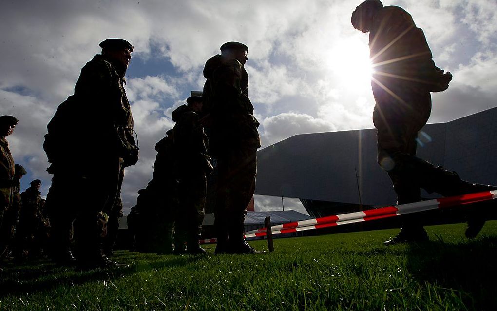 Er is minder geld beschikbaar voor reservisten. beeld ANP