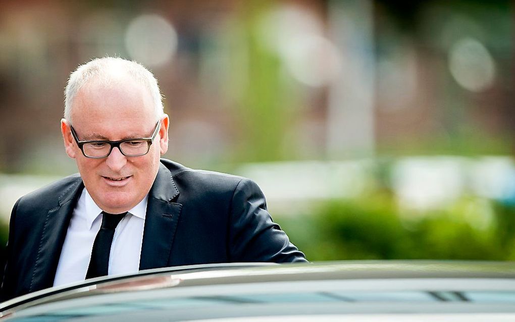 Eurocommissaris Frans Timmermans. beeld ANP