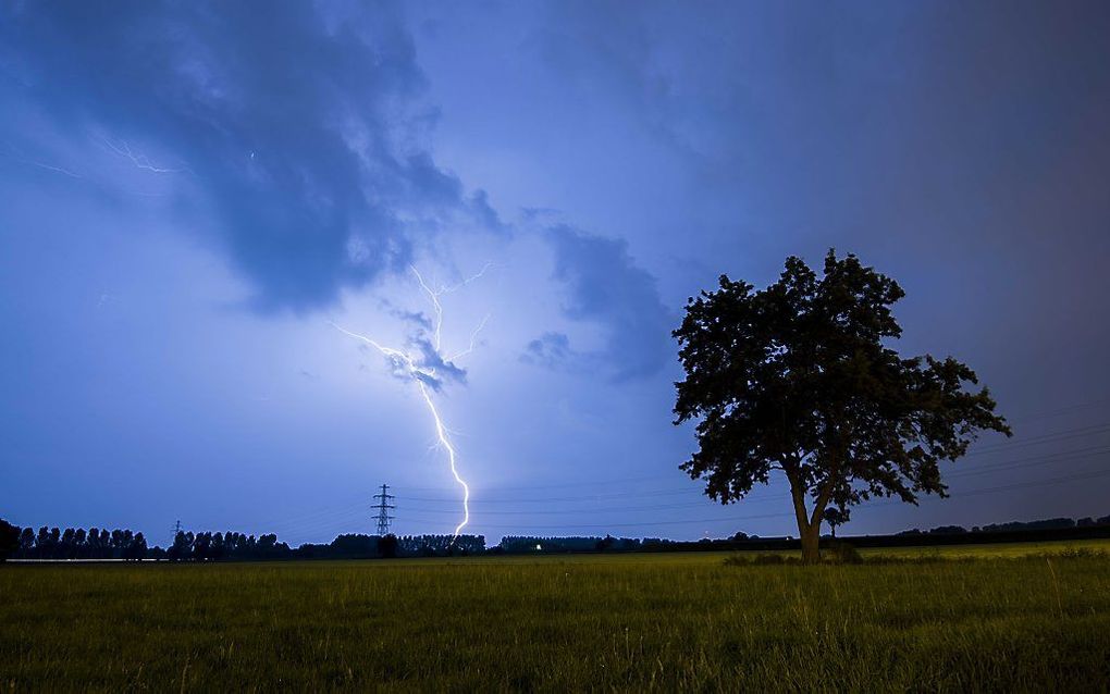 Ede, afgelopen nacht. Beeld ANP