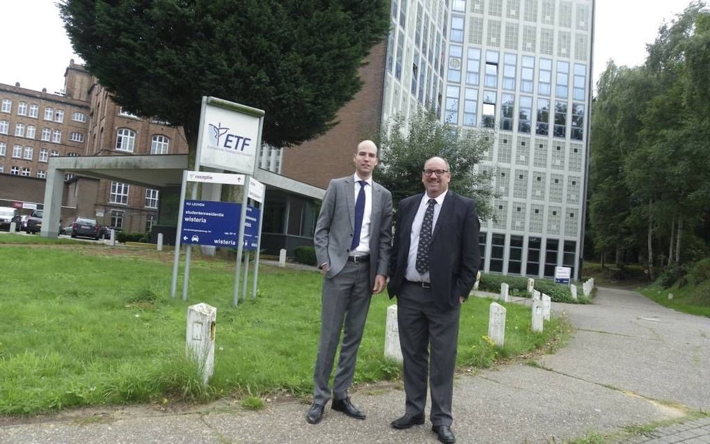 Gerson Veldhuizen (links) en Patrick Nullens, staf van de ETF