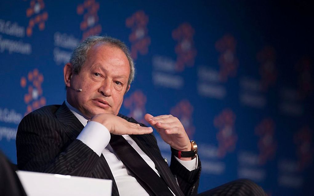 Miljardair Naguib Sawiris. Beeld EPA