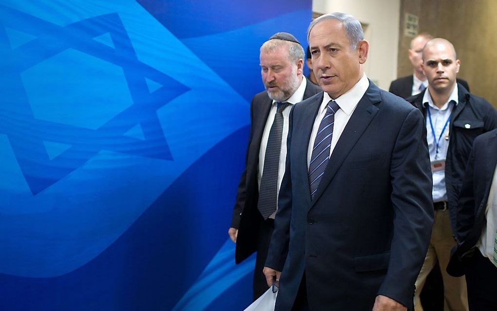 De Israëlische premier Netanyahu. beeld AFP