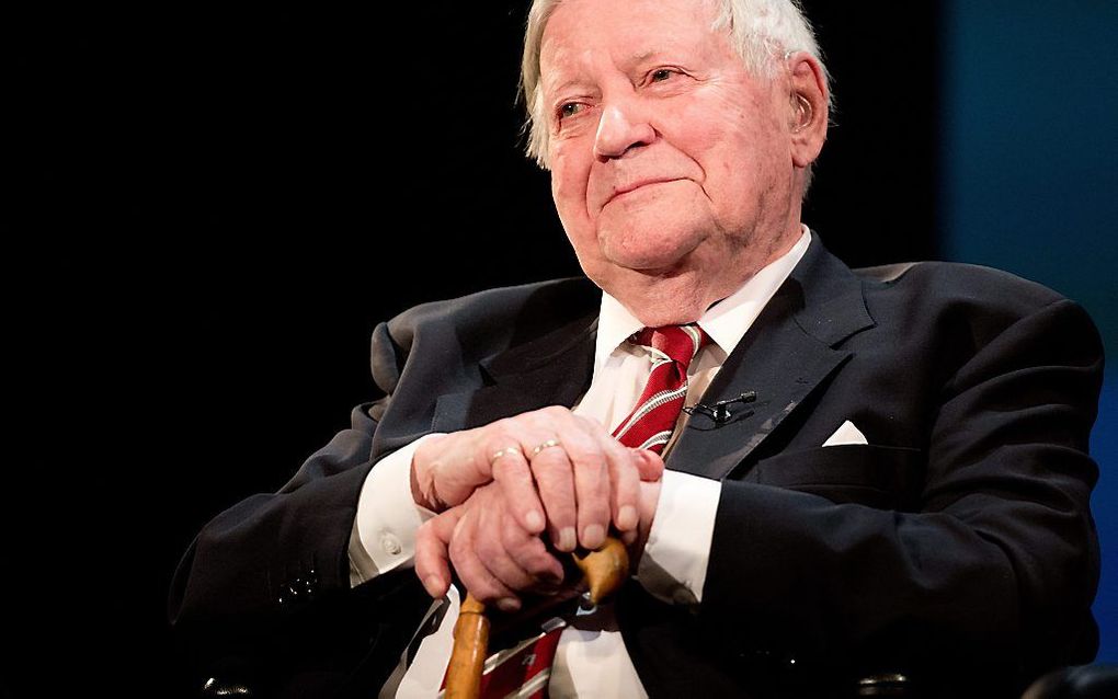 Helmut Schmidt. beeld EPA