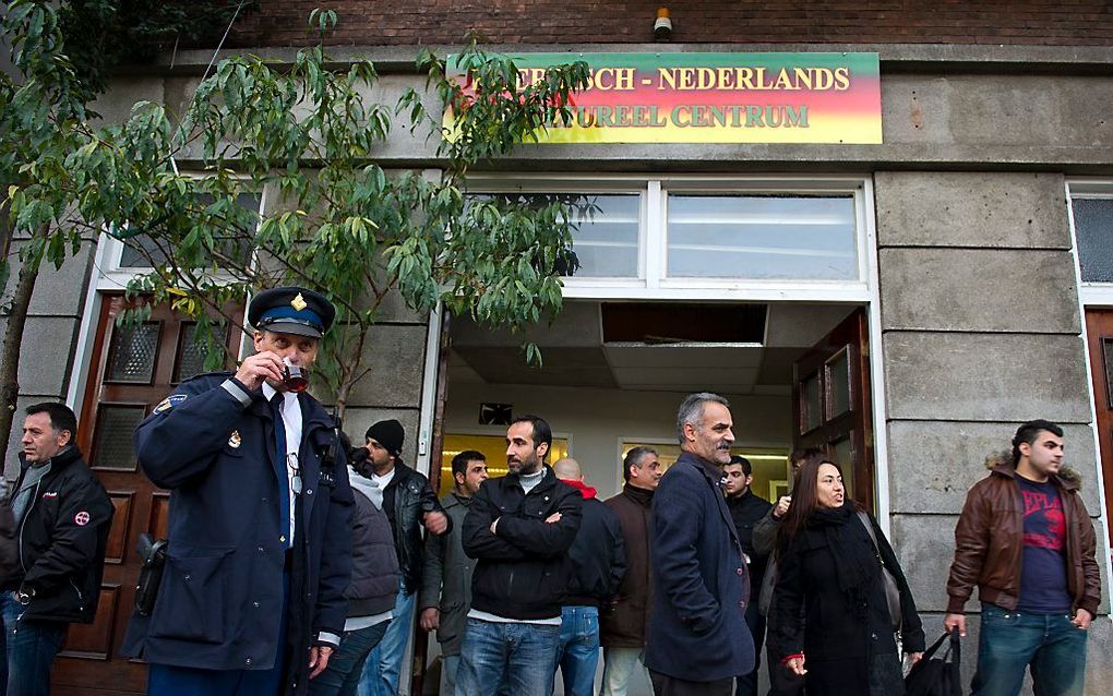 Koerden een aantal jaar geleden bij het Koerdisch Cultureel Centrum aan de Sloterkade in Amsterdam. Beeld ANP