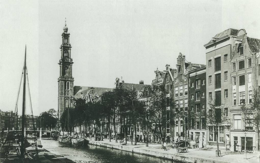 Prinsengracht 283-325, ca. 1920. beeld Stadsarchief Amsterdam