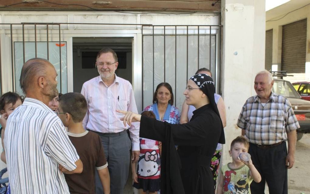 Dr. Arjan Plaisier op bezoek in Libanon.      Beeld PKN