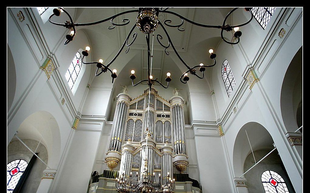 Het orgel in de Grote Kerk van Gorinchem.                                       Beeld RD, Henk Visscher