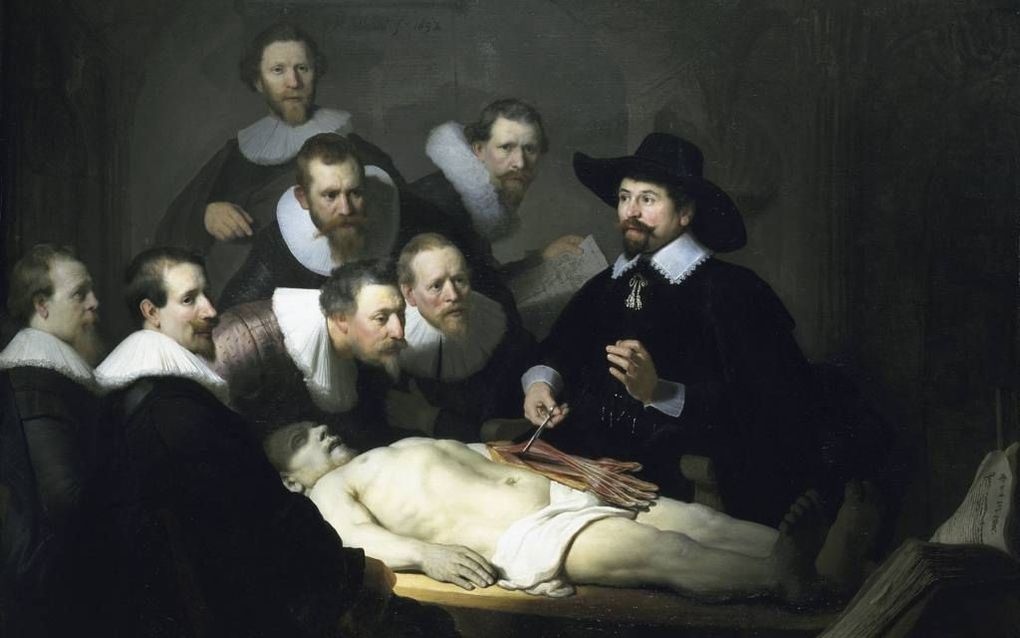 ”De anatomische les van dr. Nicolaes Tulp” door Rembrandt van Rijn, olieverf op doek. beeld Mauritshuis