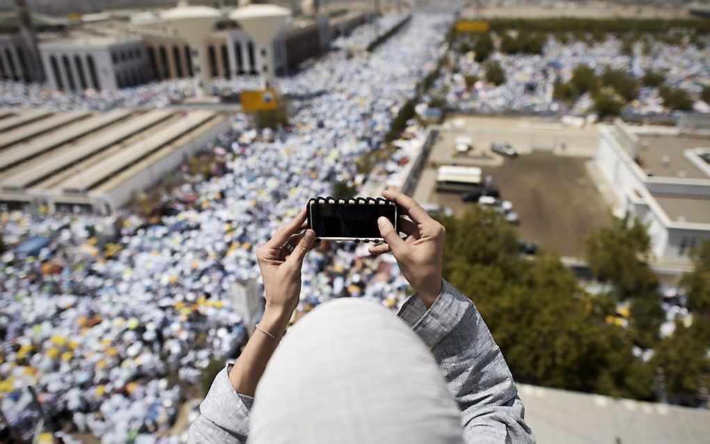 De hadj in Mekka. Beeld AFP