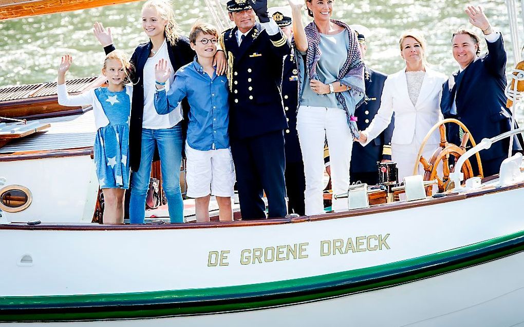 De Groene Draeck, het zeilschip van prinses Beatrix. beeld ANP