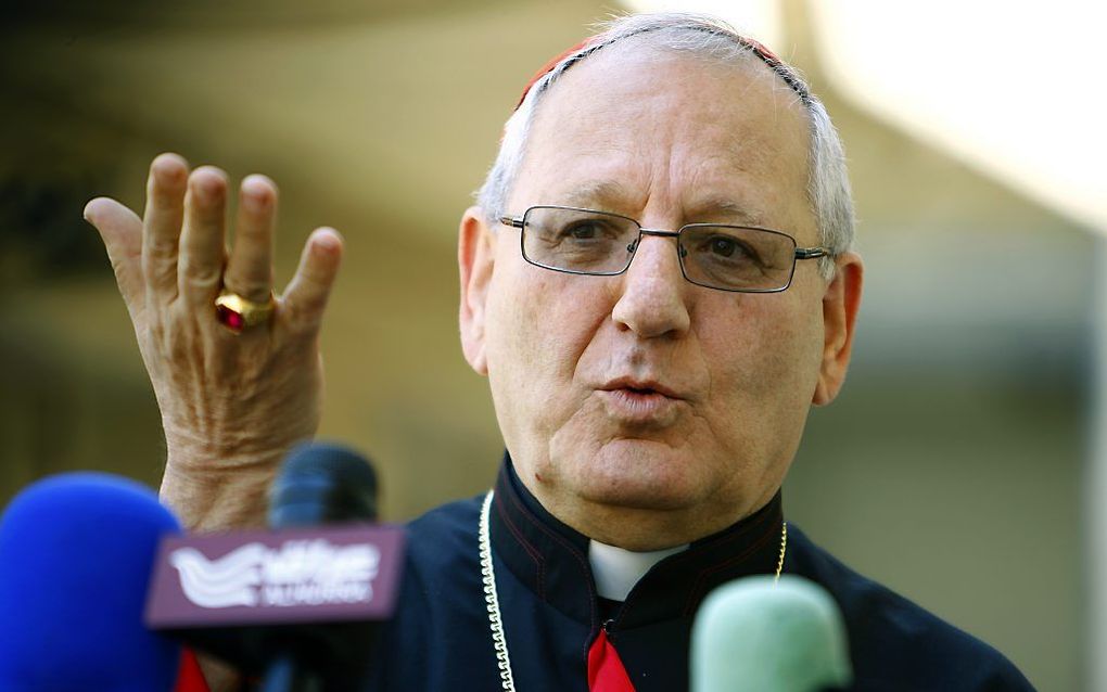 Patriarch Louis Sako van de Chaldeeuwse-Katholieke Kerk in Irak.  beeld AFP