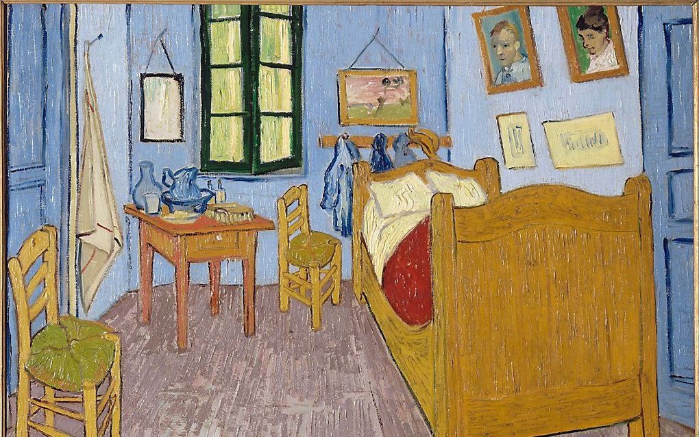 De slaapkamer (La Chambre à Arles) van Vincent van Gogh. beeld EPA