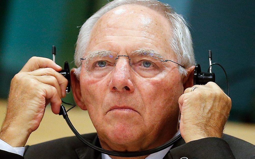 Schäuble. beeld EPA