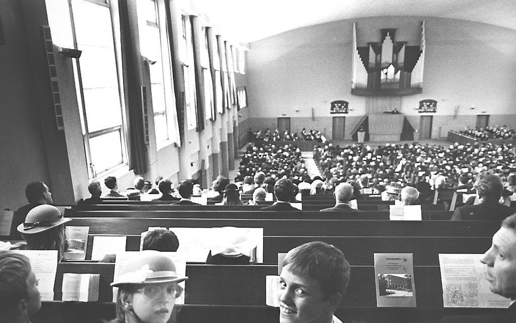 Toogdag 1988, in de Rehobothkerk te Barneveld.  beeld RD