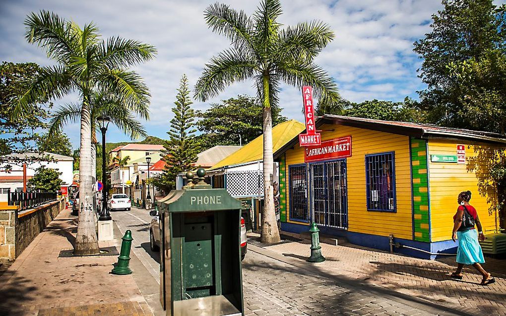 Front Street in Philipsburg op St. Maarten. beeld ANP