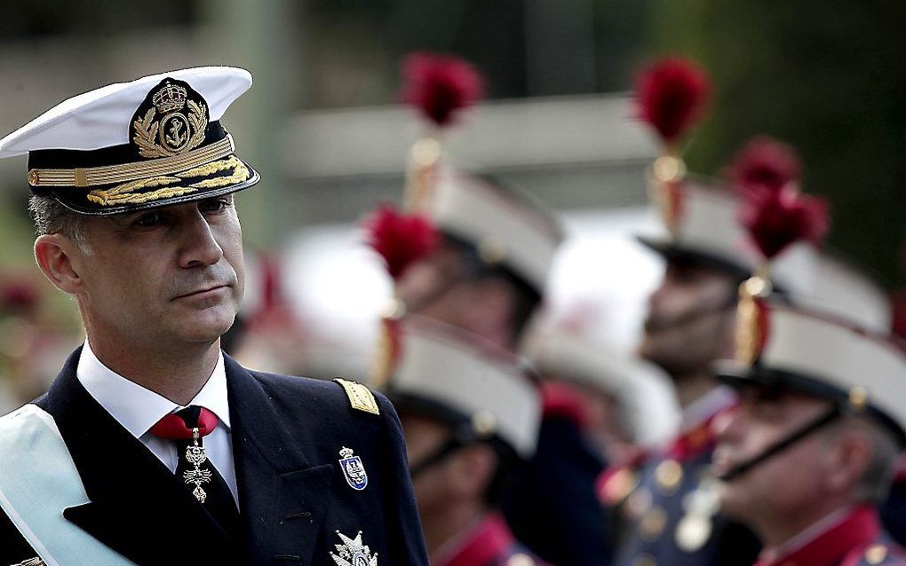 Koning Felipe van Spanje. beeld AFP