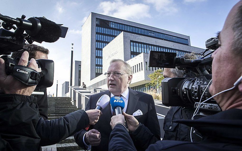 Tjibbe Joustra van de OVV na het inlichten van de nabestaanden. beeld ANP