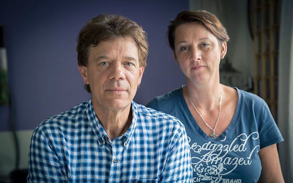 Robbert en Loes van Heijningen uit Bolsward verloren drie familieleden door de ramp met de MH17. Beeld Sjaak Verboom