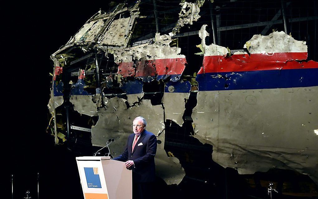 Voorzitter Tjibbe Joustra van de Onderzoeksraad voor Veiligheid (OVV) denkt dat Rusland bewust probeert het rapport over de ramp met vlucht MH17 onderuit te halen. beeld ANP