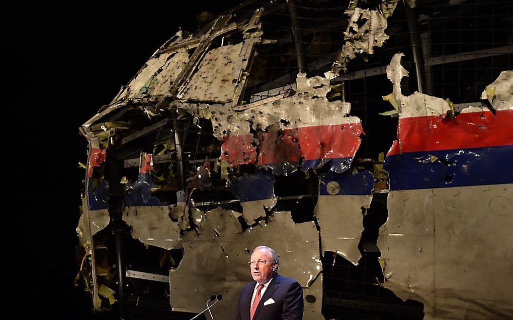 Presentatie rapport MH17. Beeld ANP