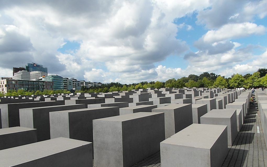 Holocaustmonument in Berlijn. beeld Jan van Reenen