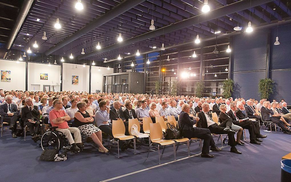 De boekpresentatie van ”Oorspronkelijk" had plaats in het Hoornbeeck College in Amersfoort. beeld RD, Henk Visscher
