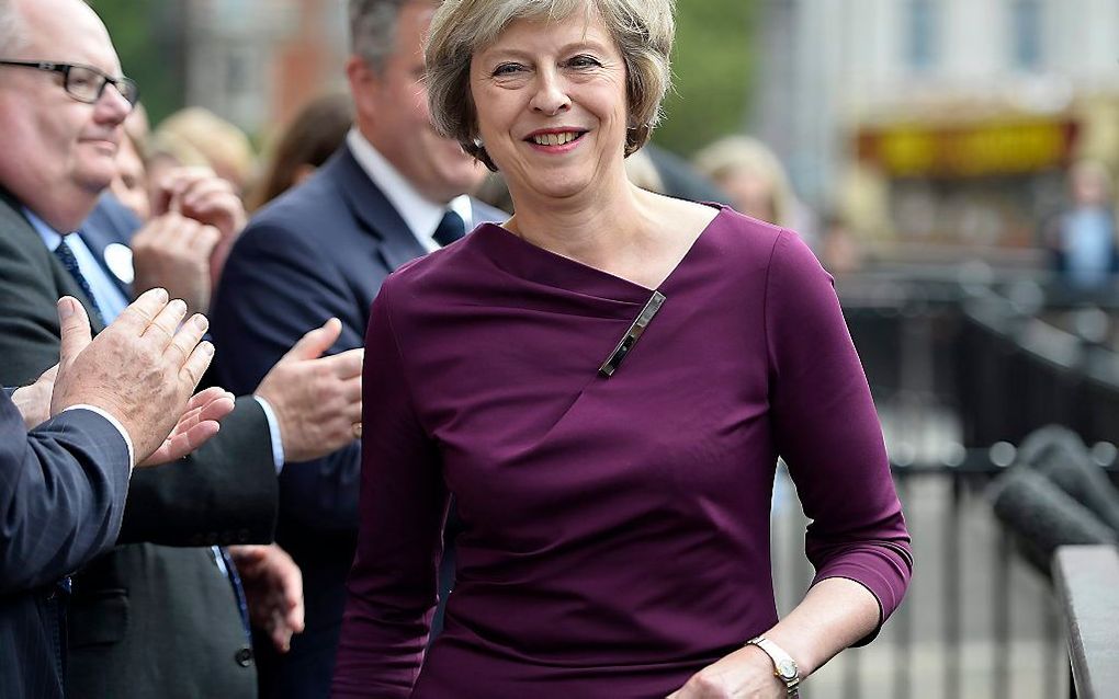 Theresa May. beeld EPA